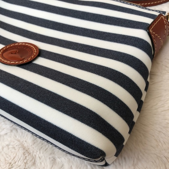 Dooney & Bourke Nylon Crossbody Pouchette with Leather Trim - Picture 3 of 8